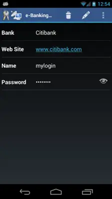 aWallet Password Manager android App screenshot 0